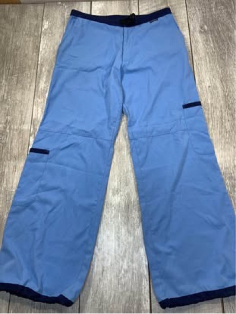 Modrobes Mens sky Blue Wide Leg Pants   Y2K